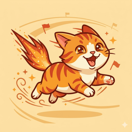 Comet in a happy mood